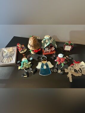 Vintage Christmas Ornaments - Lot Of 11